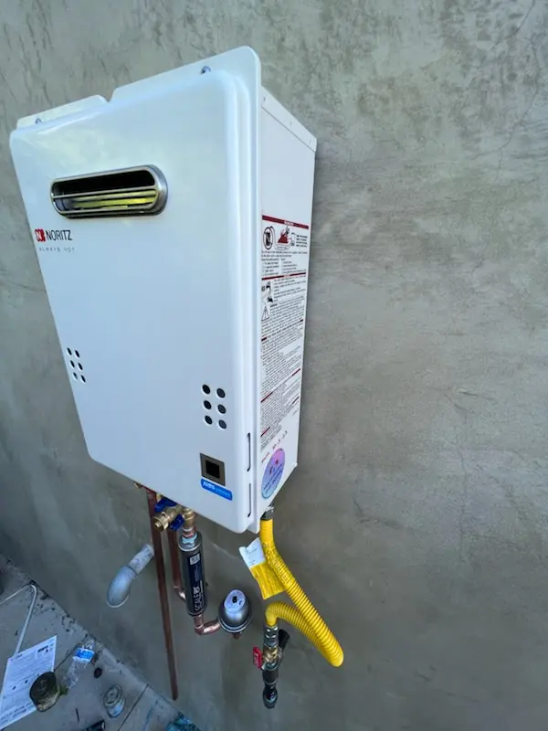 Tankless water heater installation for Grand View homes